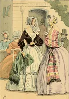 An illustration from Fashion in Paris; the various phases of feminine taste and aesthetics from 1797 to 1897 (1898)