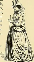 An illustration from Fashion in Paris; the various phases of feminine taste and aesthetics from 1797 to 1897 (1898)