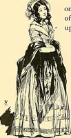 Picture 190 of 322 from Fashion in Paris; the various phases of feminine taste and aesthetics from 1797 to 1897 (1898), leaf 244