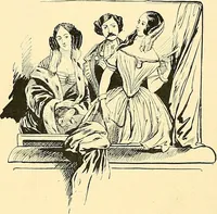 An illustration from Fashion in Paris; the various phases of feminine taste and aesthetics from 1797 to 1897 (1898)