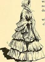 Picture 199 of 322 from Fashion in Paris; the various phases of feminine taste and aesthetics from 1797 to 1897 (1898), leaf 252