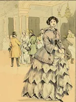 An illustration from Fashion in Paris; the various phases of feminine taste and aesthetics from 1797 to 1897 (1898)