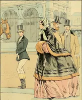 An illustration from Fashion in Paris; the various phases of feminine taste and aesthetics from 1797 to 1897 (1898)
