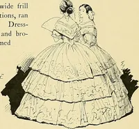 Picture 216 of 322 from Fashion in Paris; the various phases of feminine taste and aesthetics from 1797 to 1897 (1898), leaf 269