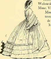 Picture 222 of 322 from Fashion in Paris; the various phases of feminine taste and aesthetics from 1797 to 1897 (1898), leaf 272
