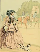 An illustration from Fashion in Paris; the various phases of feminine taste and aesthetics from 1797 to 1897 (1898)