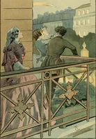An illustration from Fashion in Paris; the various phases of feminine taste and aesthetics from 1797 to 1897 (1898)