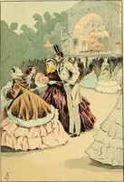 An illustration from Fashion in Paris; the various phases of feminine taste and aesthetics from 1797 to 1897 (1898)