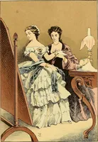 An illustration from Fashion in Paris; the various phases of feminine taste and aesthetics from 1797 to 1897 (1898)