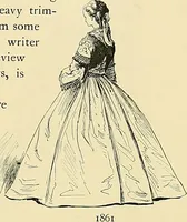 Picture 232 of 322 from Fashion in Paris; the various phases of feminine taste and aesthetics from 1797 to 1897 (1898), leaf 285