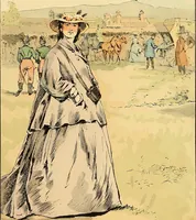 An illustration from Fashion in Paris; the various phases of feminine taste and aesthetics from 1797 to 1897 (1898)
