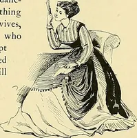 An illustration from Fashion in Paris; the various phases of feminine taste and aesthetics from 1797 to 1897 (1898)