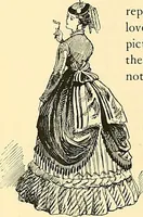 Picture 257 of 322 from Fashion in Paris; the various phases of feminine taste and aesthetics from 1797 to 1897 (1898), leaf 314