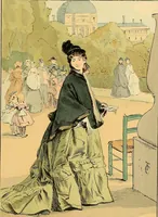 An illustration from Fashion in Paris; the various phases of feminine taste and aesthetics from 1797 to 1897 (1898)