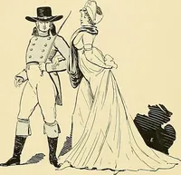 An illustration from Fashion in Paris; the various phases of feminine taste and aesthetics from 1797 to 1897 (1898)