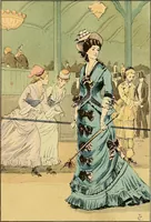 Picture 275 of 322 from Fashion in Paris; the various phases of feminine taste and aesthetics from 1797 to 1897 (1898), leaf 339