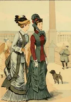 An illustration from Fashion in Paris; the various phases of feminine taste and aesthetics from 1797 to 1897 (1898)