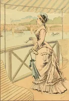 An illustration from Fashion in Paris; the various phases of feminine taste and aesthetics from 1797 to 1897 (1898)