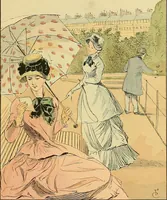 An illustration from Fashion in Paris; the various phases of feminine taste and aesthetics from 1797 to 1897 (1898)