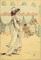 An illustration from Fashion in Paris; the various phases of feminine taste and aesthetics from 1797 to 1897 (1898)