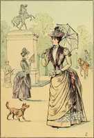 An illustration from Fashion in Paris; the various phases of feminine taste and aesthetics from 1797 to 1897 (1898)
