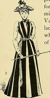 An illustration from Fashion in Paris; the various phases of feminine taste and aesthetics from 1797 to 1897 (1898)