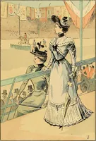 An illustration from Fashion in Paris; the various phases of feminine taste and aesthetics from 1797 to 1897 (1898)