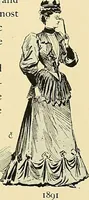 An illustration from Fashion in Paris; the various phases of feminine taste and aesthetics from 1797 to 1897 (1898)