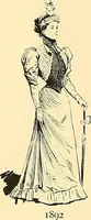 An illustration from Fashion in Paris; the various phases of feminine taste and aesthetics from 1797 to 1897 (1898)