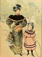 Picture 313 of 322 from Fashion in Paris; the various phases of feminine taste and aesthetics from 1797 to 1897 (1898), leaf 389