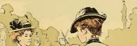 An illustration from Fashion in Paris; the various phases of feminine taste and aesthetics from 1797 to 1897 (1898)