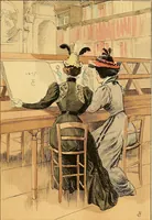 Picture 319 of 322 from Fashion in Paris; the various phases of feminine taste and aesthetics from 1797 to 1897 (1898), leaf 397