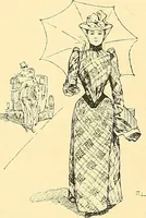 An illustration from Fashion in Paris; the various phases of feminine taste and aesthetics from 1797 to 1897 (1898)