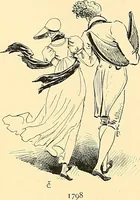 An illustration from Fashion in Paris; the various phases of feminine taste and aesthetics from 1797 to 1897 (1898)