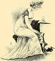 An illustration from Fashion in Paris; the various phases of feminine taste and aesthetics from 1797 to 1897 (1898)