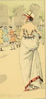 Picture 33 of 322 from Fashion in Paris; the various phases of feminine taste and aesthetics from 1797 to 1897 (1898), leaf 51