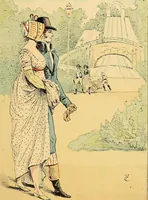 An illustration from Fashion in Paris; the various phases of feminine taste and aesthetics from 1797 to 1897 (1898)