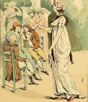An illustration from Fashion in Paris; the various phases of feminine taste and aesthetics from 1797 to 1897 (1898)
