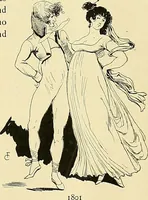 An illustration from Fashion in Paris; the various phases of feminine taste and aesthetics from 1797 to 1897 (1898)