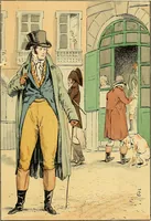 An illustration from Fashion in Paris; the various phases of feminine taste and aesthetics from 1797 to 1897 (1898)