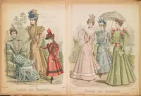 An illustration from [Fashion plates] (1884)