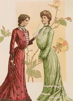 An illustration from [Fashion plates] (1884)
