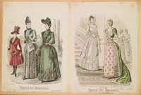 Picture 2 of 14 from [Fashion plates] (1884), leaf 50