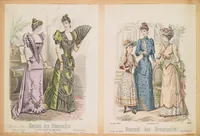 Picture 3 of 14 from [Fashion plates] (1884), leaf 66