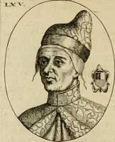 Picture 103 of 184 from Fasti ducales ab Anafesto I. ad Silvestrum Valerium Venetorum ducem : cum eorum iconibus, insignibus, nummismatibus publicis, & privatis aere sculptis : inscriptionibus ex aula M. Consilii, ac sepulchralibus : adiectae sunt adnotationes, ad vitam cuiusque principis, rerum, quae omissae fuerant (1696), leaf 159