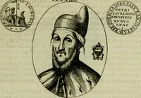 An illustration from Fasti ducales ab Anafesto I. ad Silvestrum Valerium Venetorum ducem : cum eorum iconibus, insignibus, nummismatibus publicis, & privatis aere sculptis : inscriptionibus ex aula M. Consilii, ac sepulchralibus : adiectae sunt adnotationes, ad vitam cuiusque principis, rerum, quae omissae fuerant (1696)