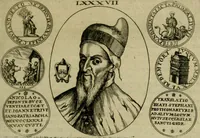 An illustration from Fasti ducales ab Anafesto I. ad Silvestrum Valerium Venetorum ducem : cum eorum iconibus, insignibus, nummismatibus publicis, & privatis aere sculptis : inscriptionibus ex aula M. Consilii, ac sepulchralibus : adiectae sunt adnotationes, ad vitam cuiusque principis, rerum, quae omissae fuerant (1696)