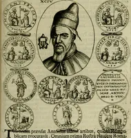 Picture 155 of 184 from Fasti ducales ab Anafesto I. ad Silvestrum Valerium Venetorum ducem : cum eorum iconibus, insignibus, nummismatibus publicis, & privatis aere sculptis : inscriptionibus ex aula M. Consilii, ac sepulchralibus : adiectae sunt adnotationes, ad vitam cuiusque principis, rerum, quae omissae fuerant (1696), leaf 264