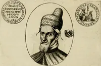 Picture 156 of 184 from Fasti ducales ab Anafesto I. ad Silvestrum Valerium Venetorum ducem : cum eorum iconibus, insignibus, nummismatibus publicis, & privatis aere sculptis : inscriptionibus ex aula M. Consilii, ac sepulchralibus : adiectae sunt adnotationes, ad vitam cuiusque principis, rerum, quae omissae fuerant (1696), leaf 267