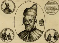 An illustration from Fasti ducales ab Anafesto I. ad Silvestrum Valerium Venetorum ducem : cum eorum iconibus, insignibus, nummismatibus publicis, & privatis aere sculptis : inscriptionibus ex aula M. Consilii, ac sepulchralibus : adiectae sunt adnotationes, ad vitam cuiusque principis, rerum, quae omissae fuerant (1696)